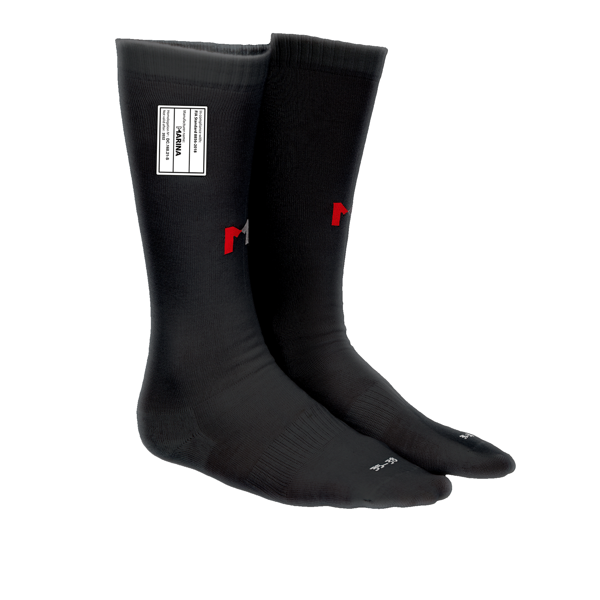 M-PLUS Black Socks