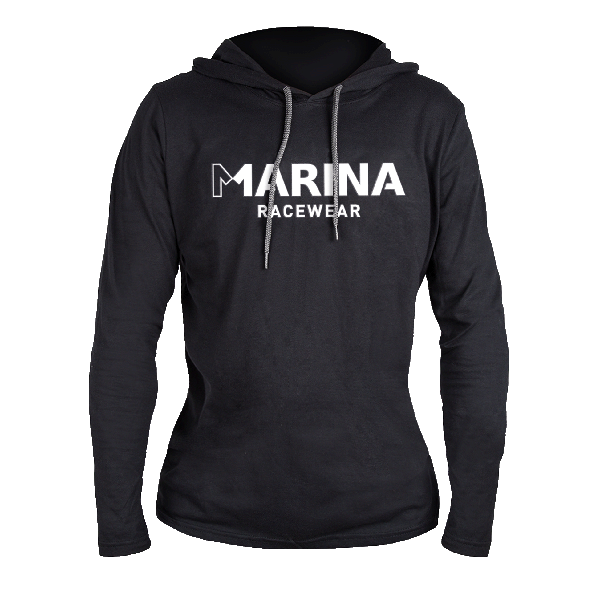 Black t-shirt with hood