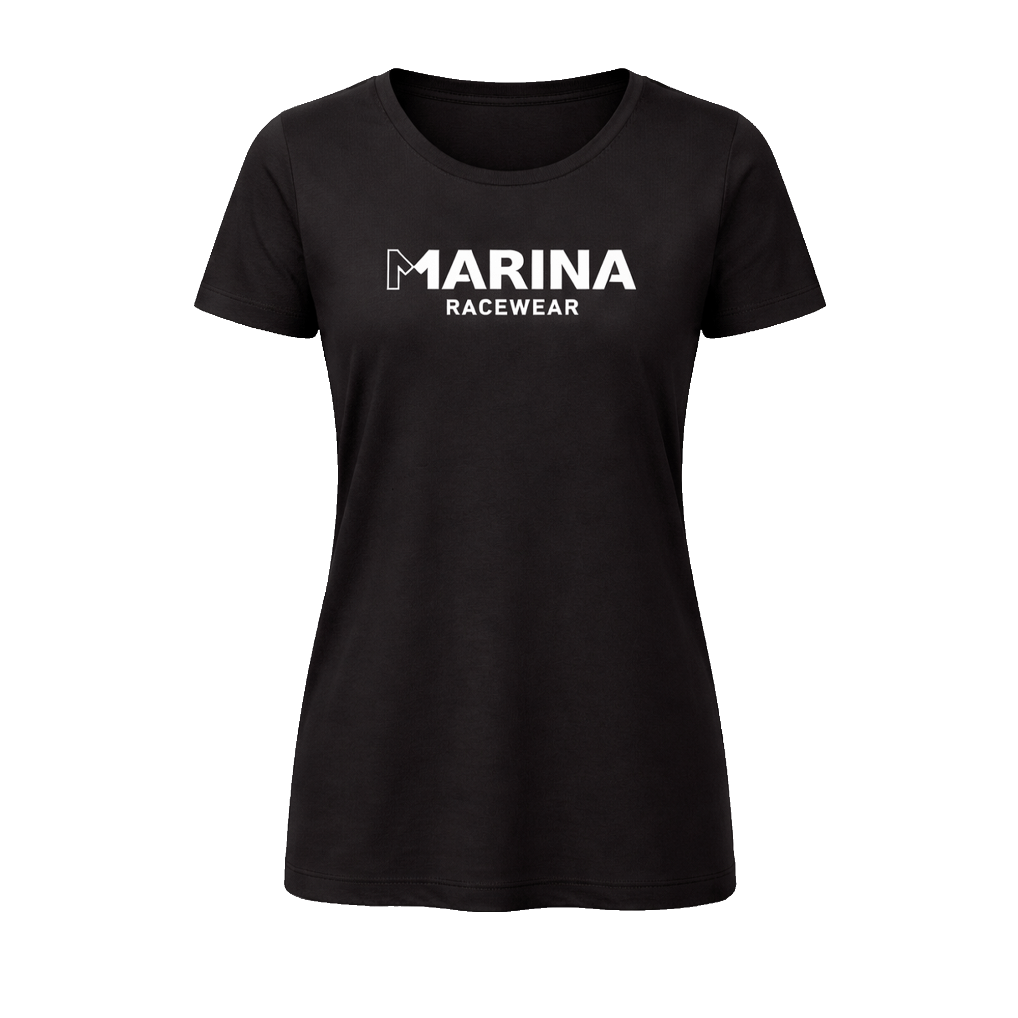 Organic black t-shirt for women